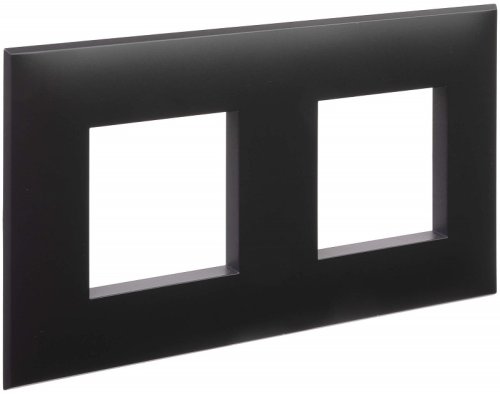 Рамка универсальная DKC Avanti 2-м. черный матовый картинка